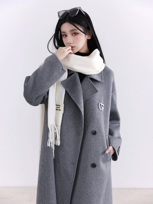 70 Wool Double Faced Wool Coat - Xu Yiyang Style