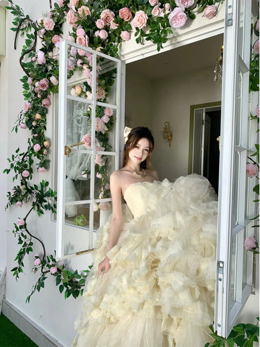 Luxury Cake Tutu Dress – Elegant Graduation & Princess Birthday Skirt