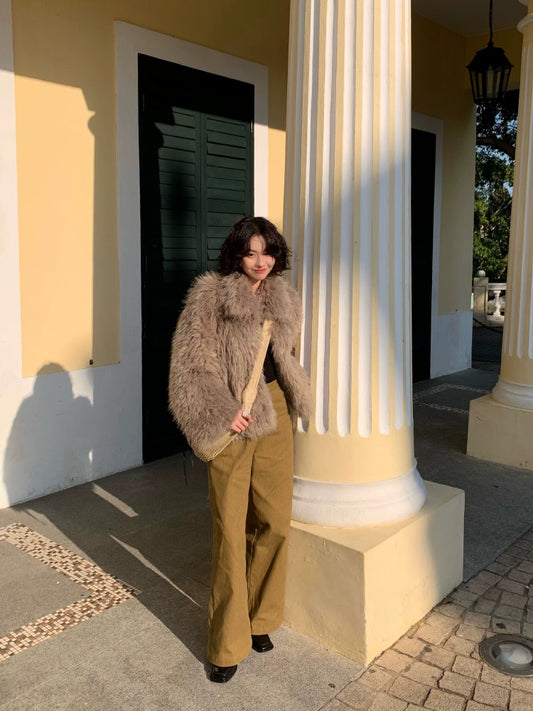 Retro Low-Rise Wide-Leg Suit Pants (Reminiscence Edition)