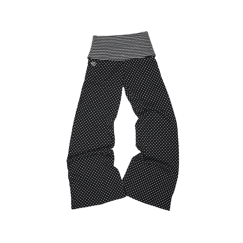 Polka Dot & Stripe Reversible Vest and High-Waist Cuffed Trouser Set