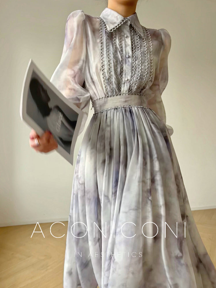 Spring Suit with Lace Shirt & Skirt