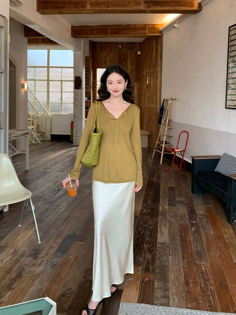 New Chinese Hip-Hugging Fishtail Skirt