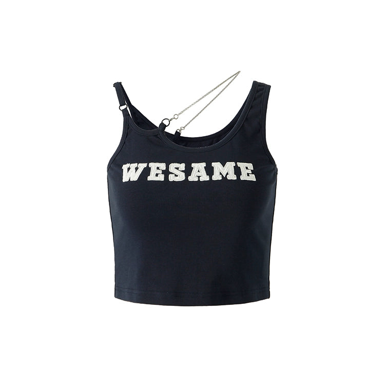 22S/S ORIGINAL NICHE DESIGN COLLARBONE 최고 패션 슬림 한 피팅 편지 여성을위한 Camisole