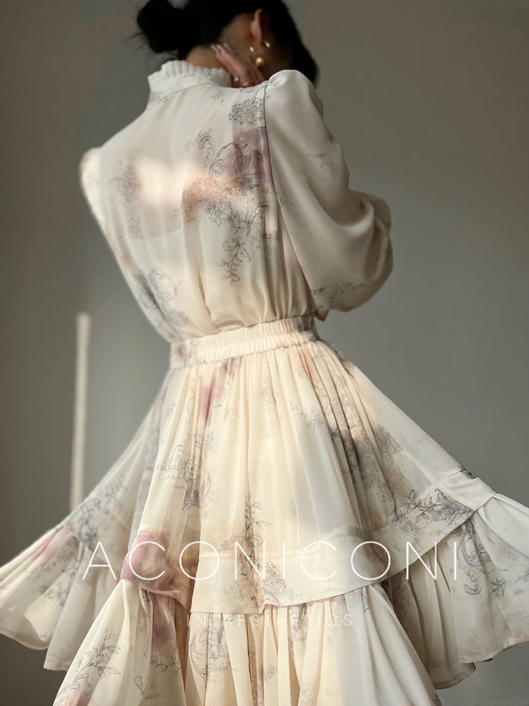 French Chic Cami & Skirt Set