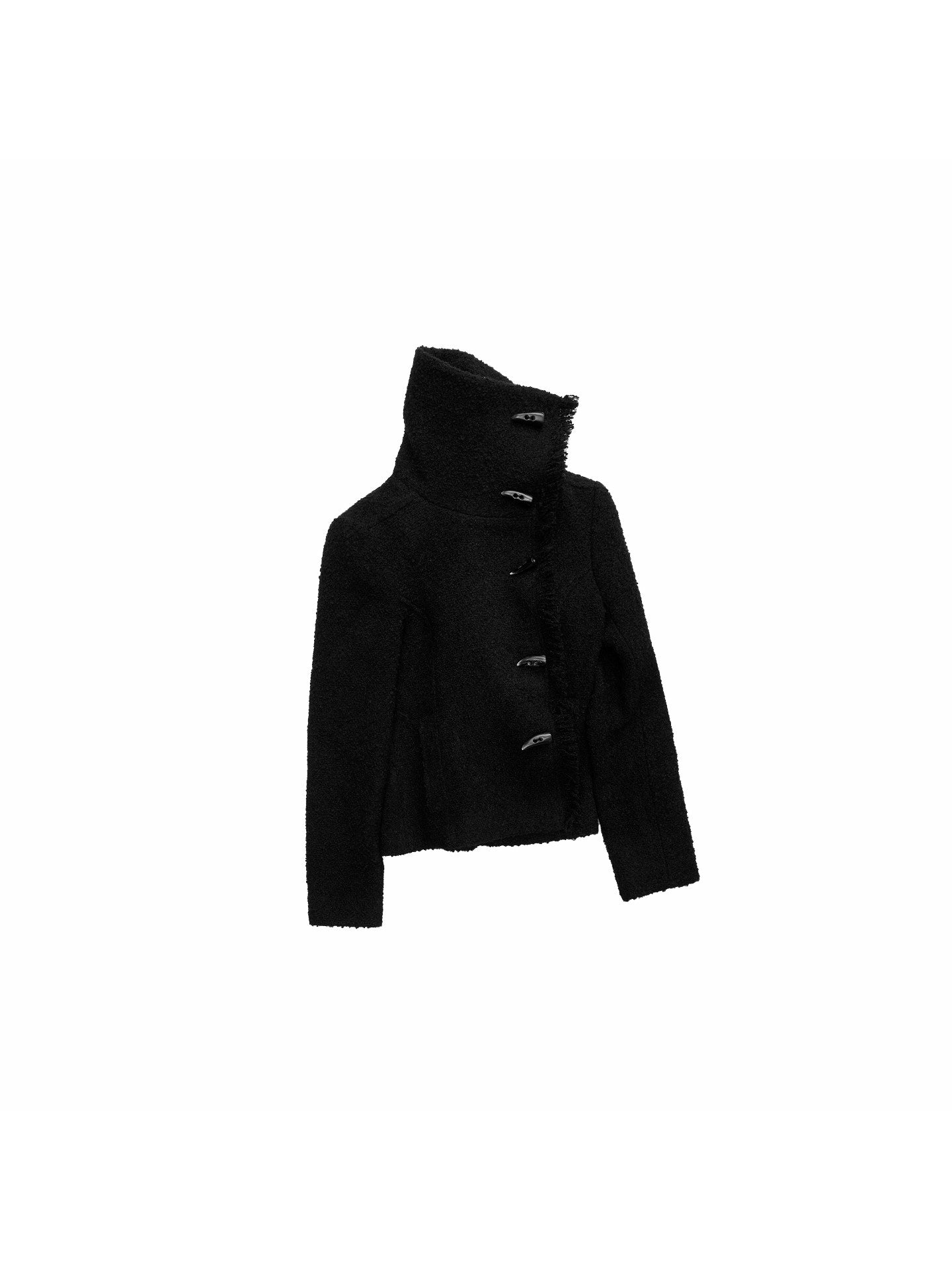 Wool Blend Cropped Jacket