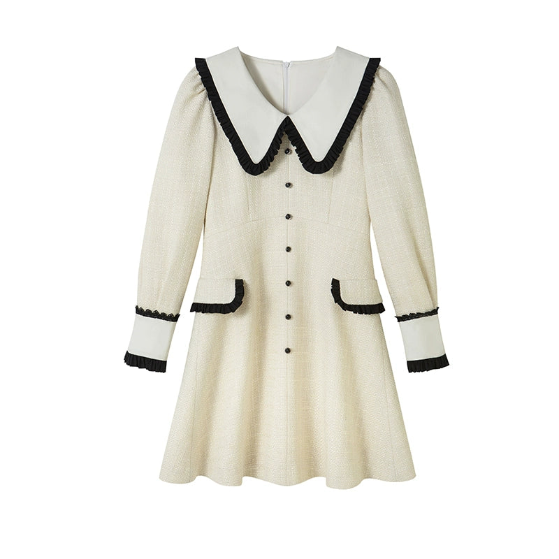 ألف غنم ذهبي -فستان رقبة دمية ضارة