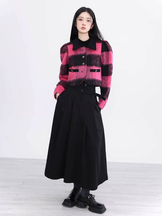 30 উলের কাঁটা গোলাপ লাল সুগন্ধি বাতাস কোট