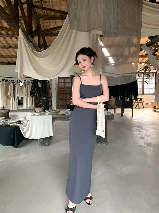 High-Waisted Straight Pencil Skirt