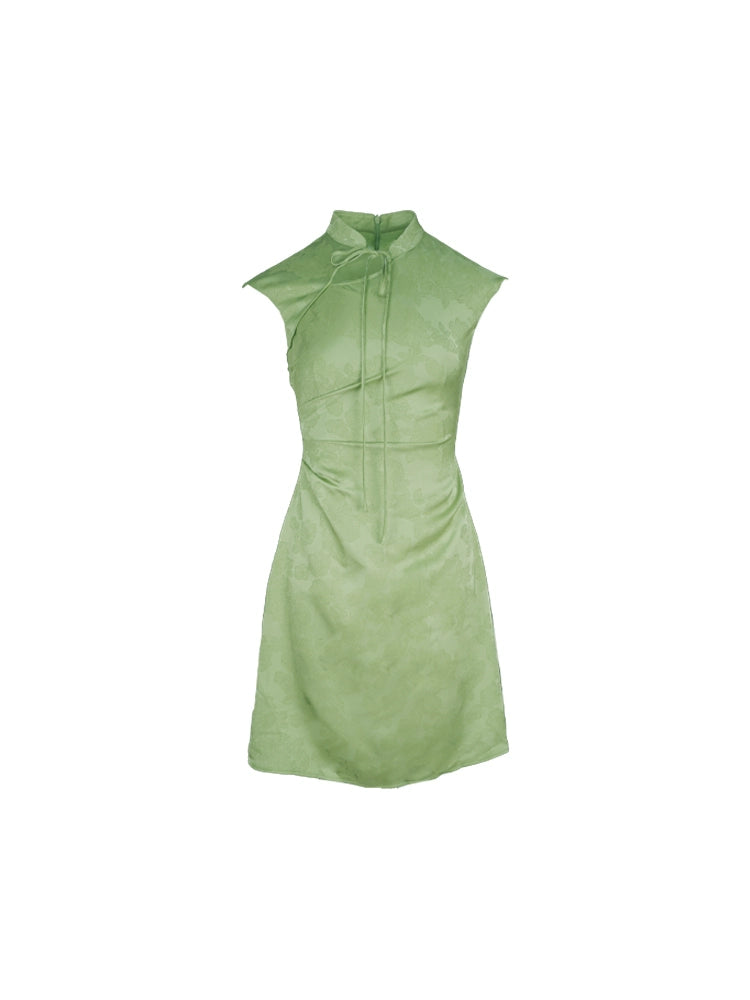 Jacquard Cheongsam Dress