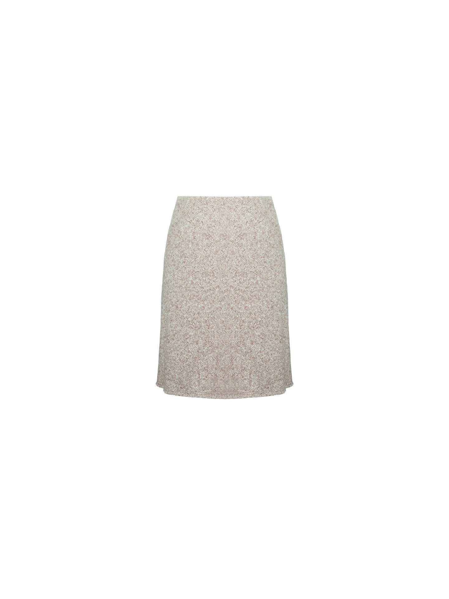 Light Hemp Broken Star Wool Pencil Skirt