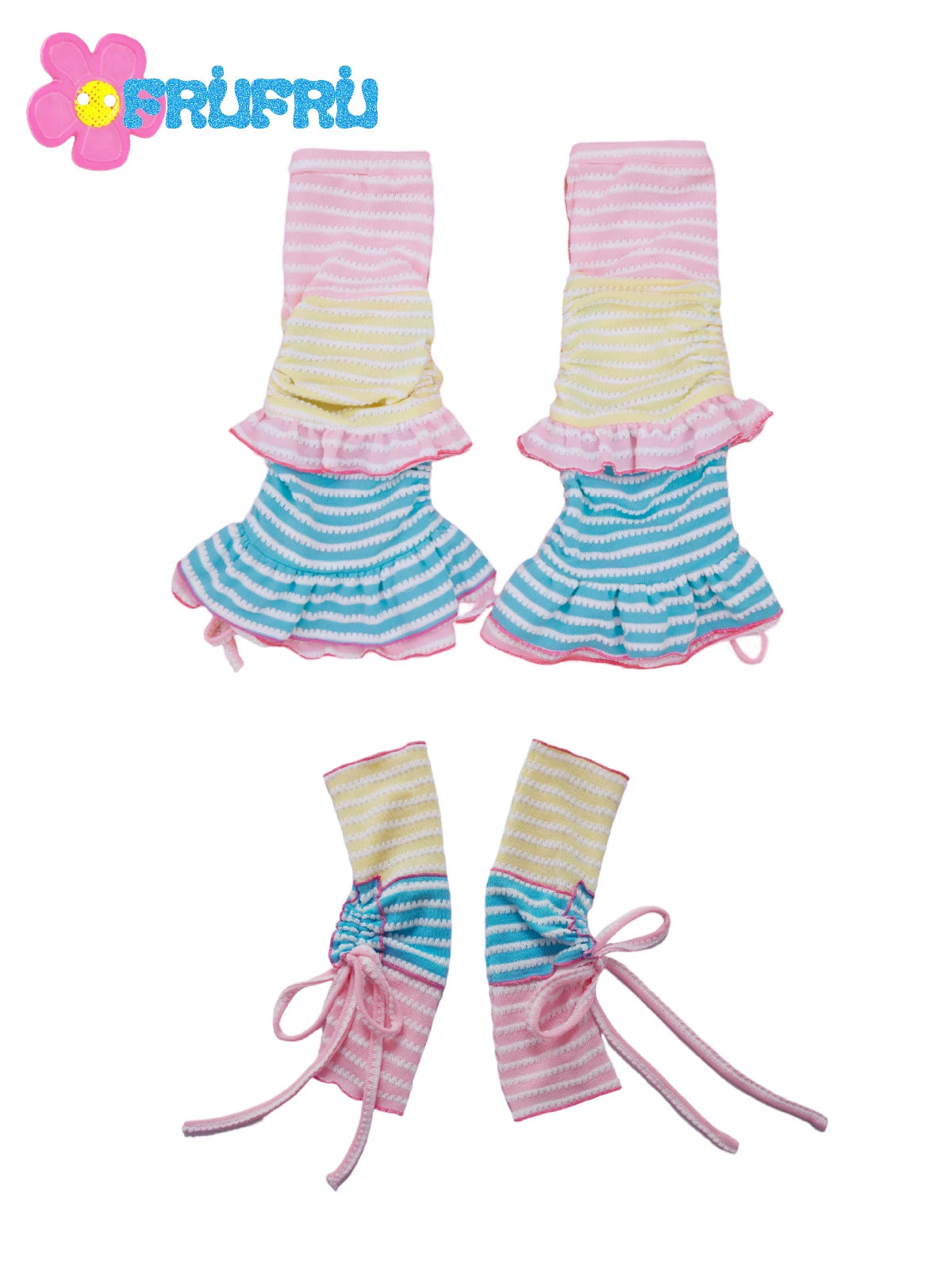 Gollum Store Original Design Girls' Y2K Lace Lace Sweetheart Spicy Girl Spring/Summer Sock Sleeves and Sleeves