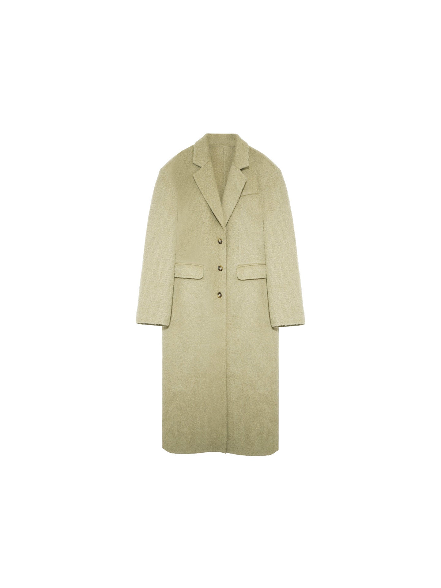 Spring’s Letter Alpaca & Wool Double-Faced Coat