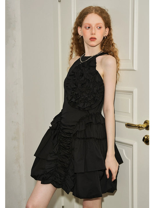 فستان كيكة الورد ثلاثي الأبعاد