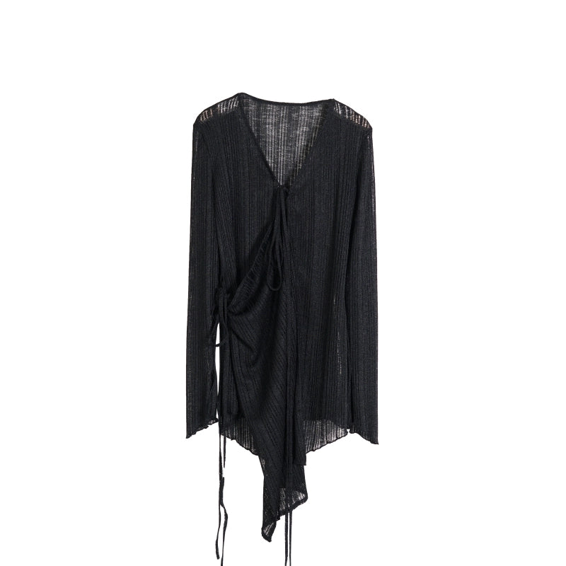 Cardigan de punto romántico perezoso: otoño/invierno