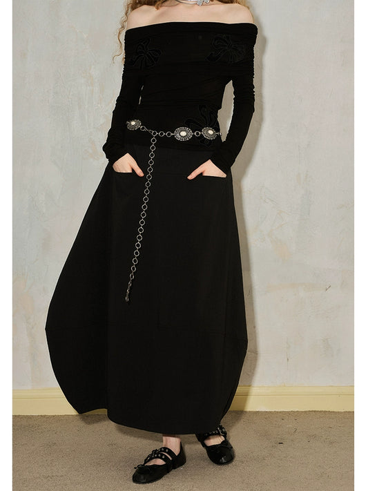 تنورة فانوس بسيطة