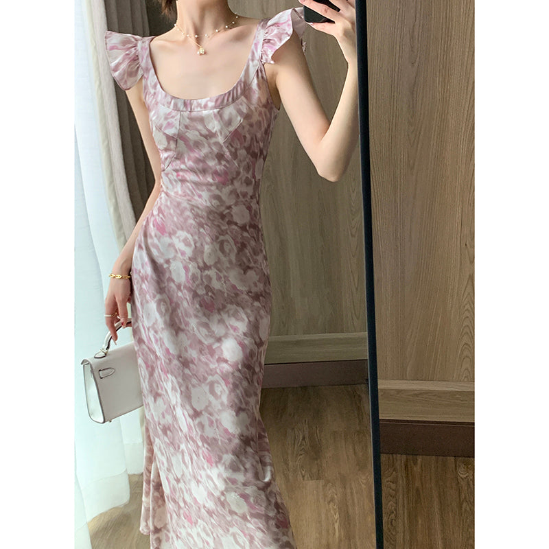 Flying Sleeves Long Dress