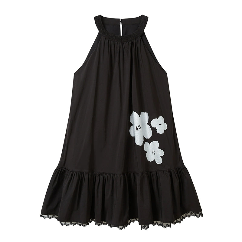 Robe de plage en dentelle épissée