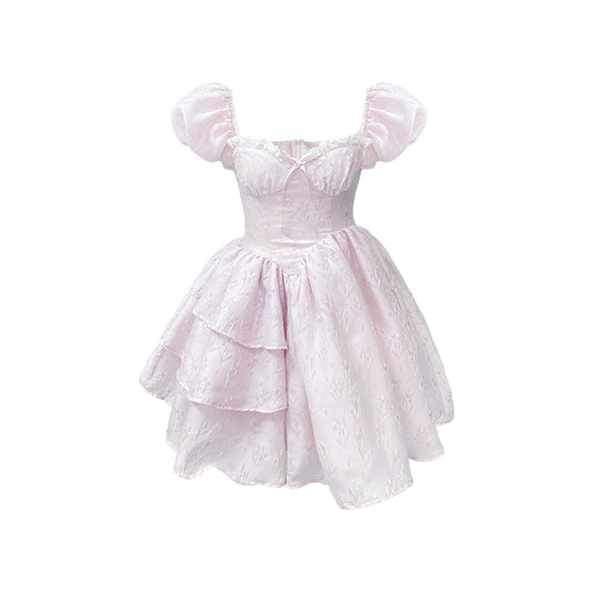 Vestido de princesa jacquard