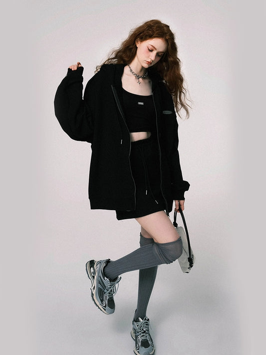 Conjunto de polar fino con capucha de American High Street