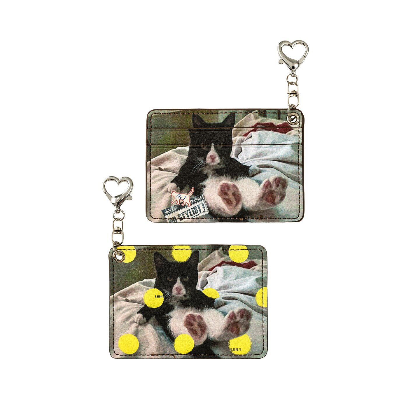 Cat & Dog Print Card Holder