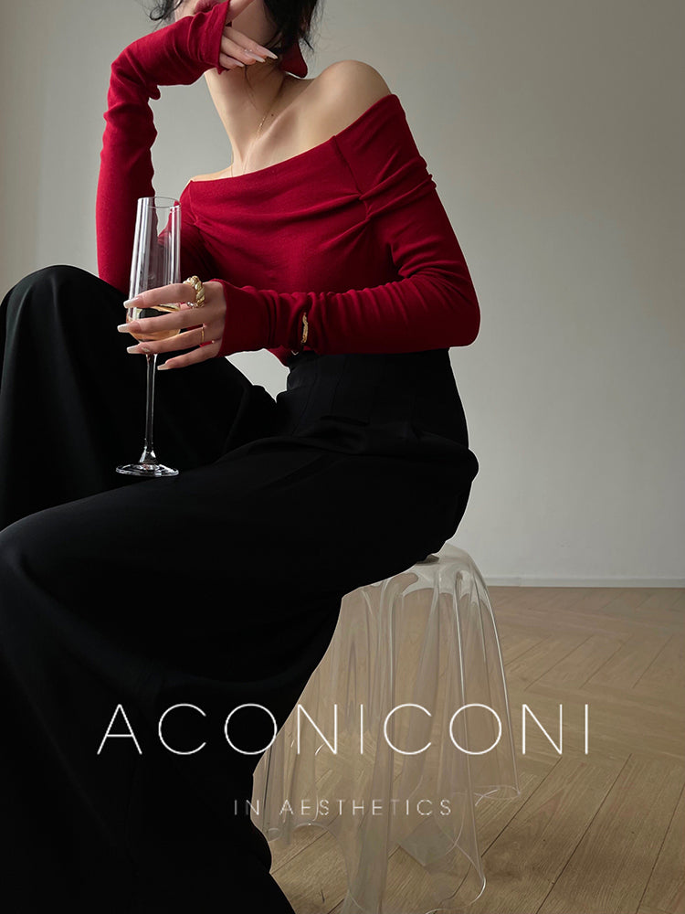 Night Rose French Retro Top