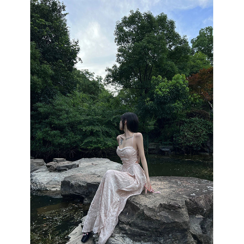 French Jacquard Dress