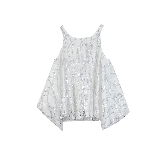 실버 스팽글 요정 상단