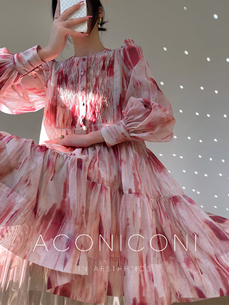 Berry Cream Sweet Sake Dress