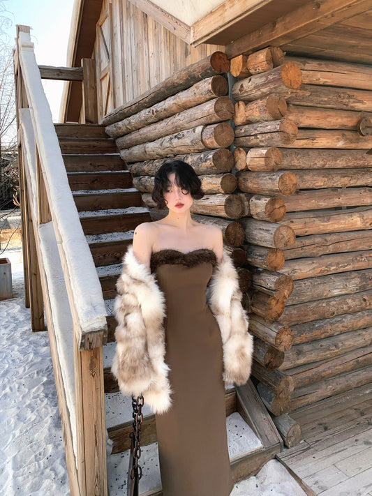 To The Appointment Off-Shoulder Evening Gown