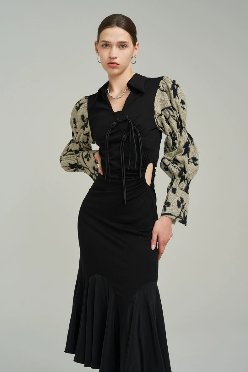 Chinese Arc Hem Palace Dress