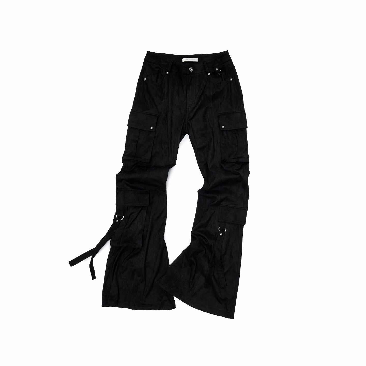 Studded Flared Cargo Pants
