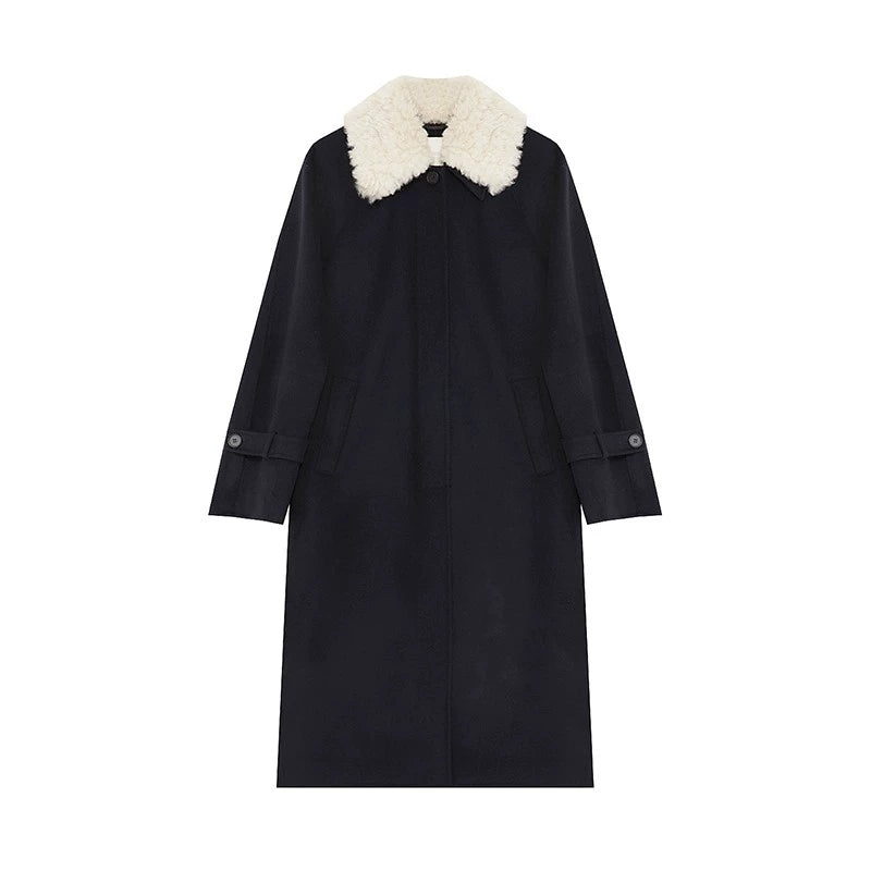 Cappotto di lana a doppio lato