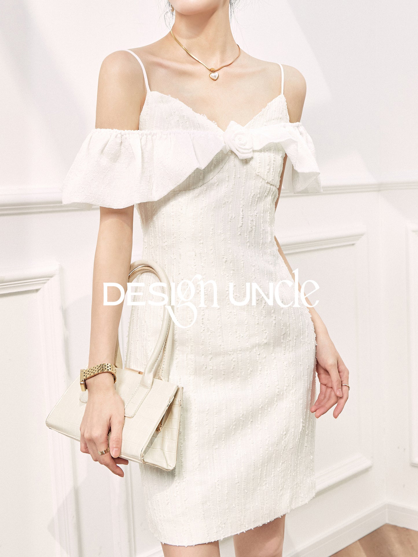 White Celebrity French Fairy Dress