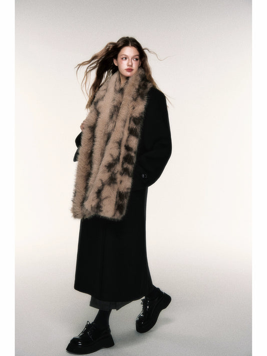 Cozy Retro Fur Scarf - Warm & Stylish