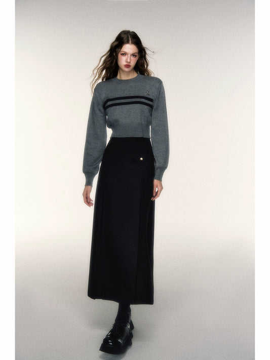 Vintage American Stripe Wool Knit - Intellectual