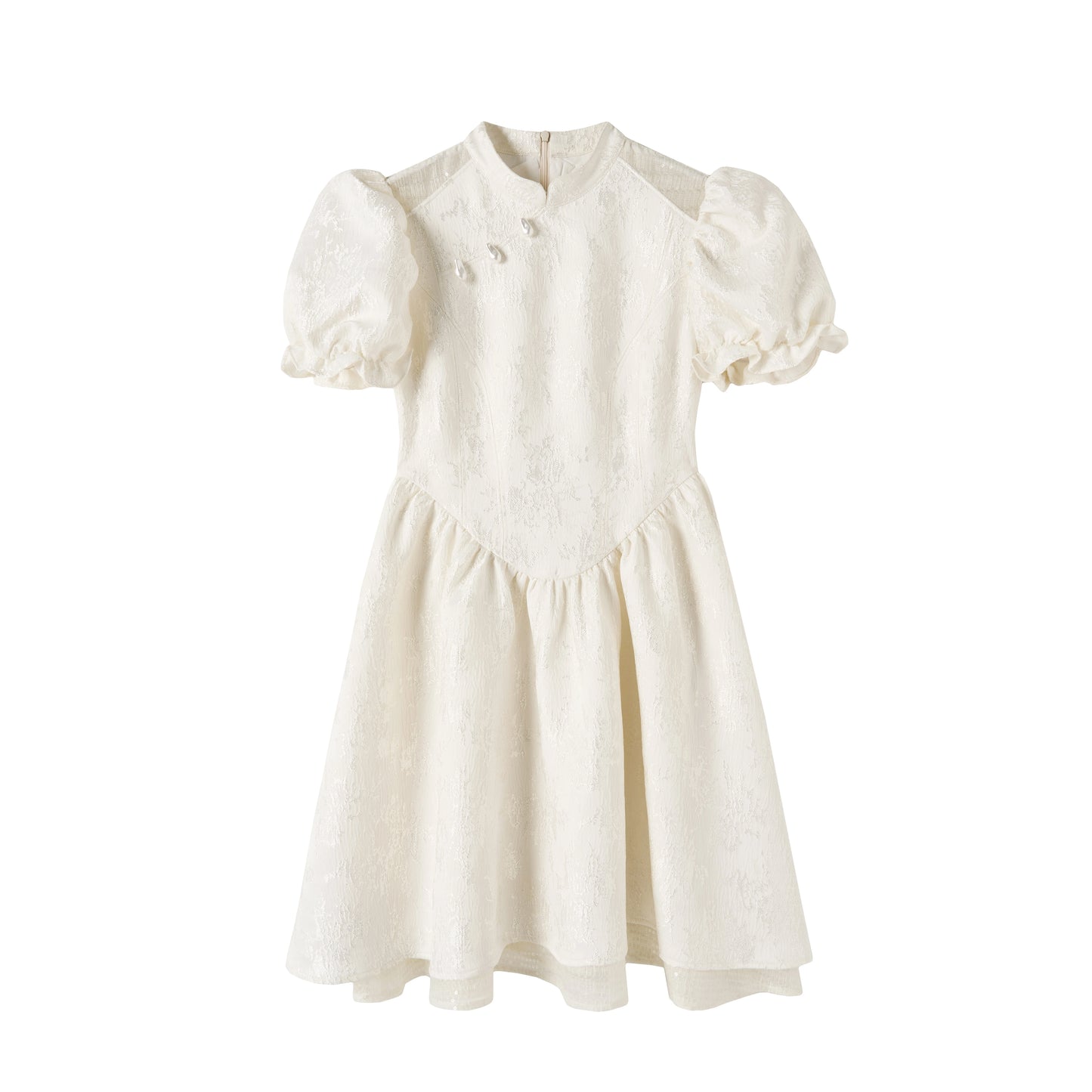 Sequin Slim Puffy Skirt