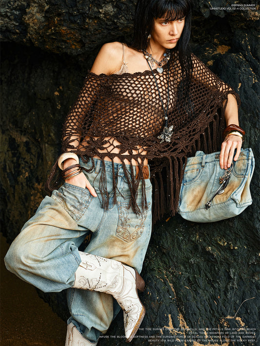 Pointed Toe Embroidered Cowboy Knight Boots – Tall Leather Western Style