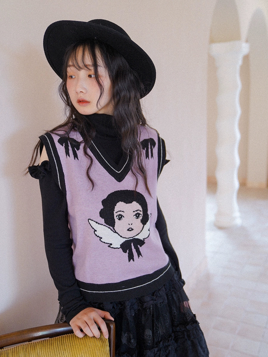 السترة المطبوعة الملاك