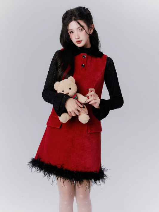 Runaway Elf Playful Tank Skirt Style Dress