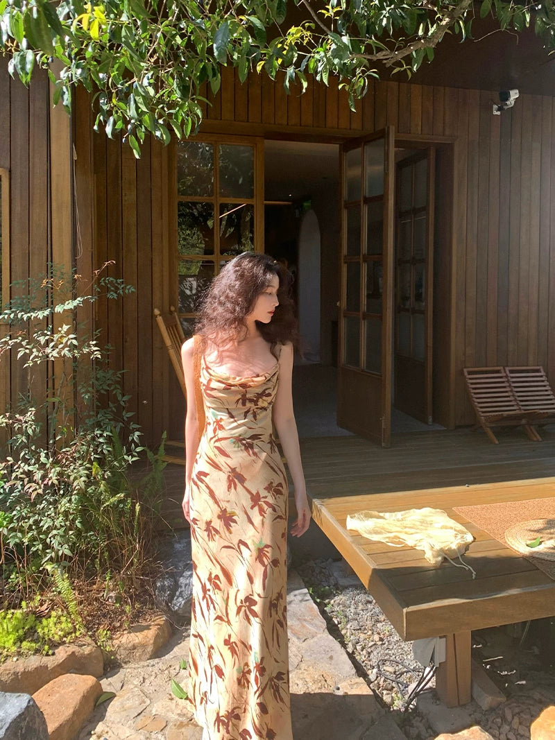 সেক্সি বায়াস-কাট ফিশটেল ড্রেস