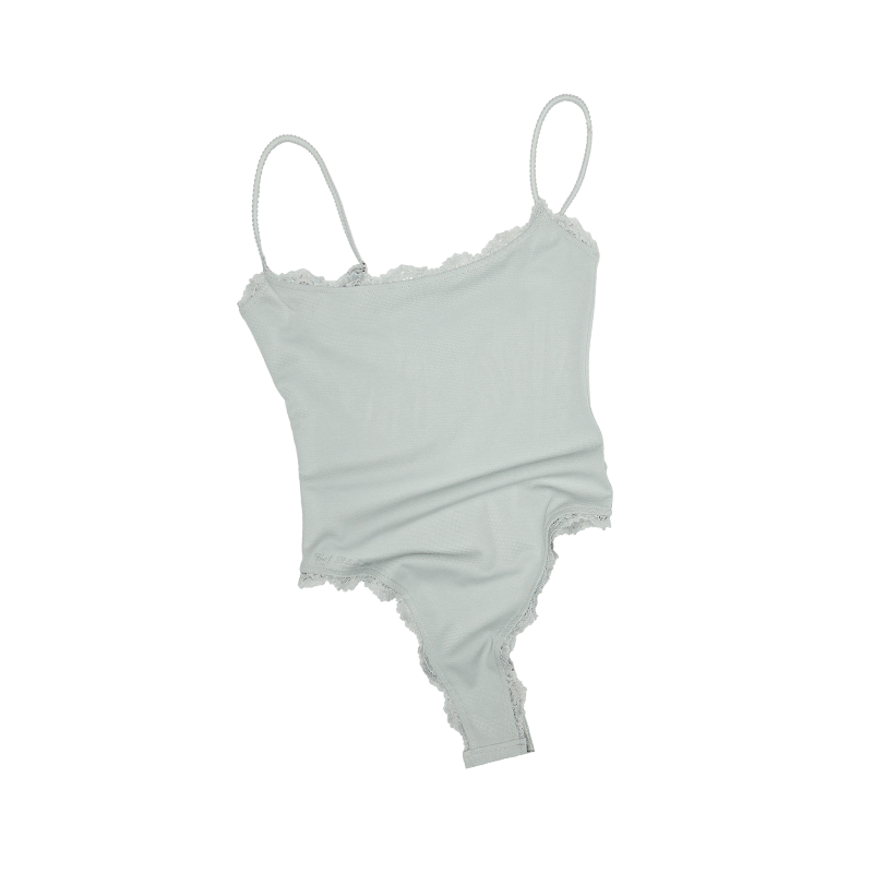 Lace Knit Suspender Romper – Backless Babes Fit Top