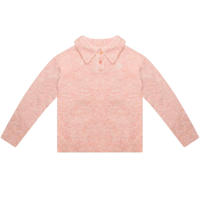 Wool Polo Neck Sweater | Warm Soft Lazy Style Retro Knit for Autumn/Winter