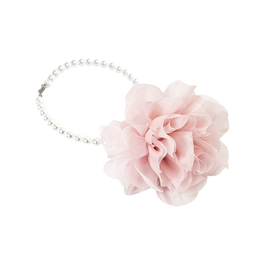 Rose Flower Strap Choker