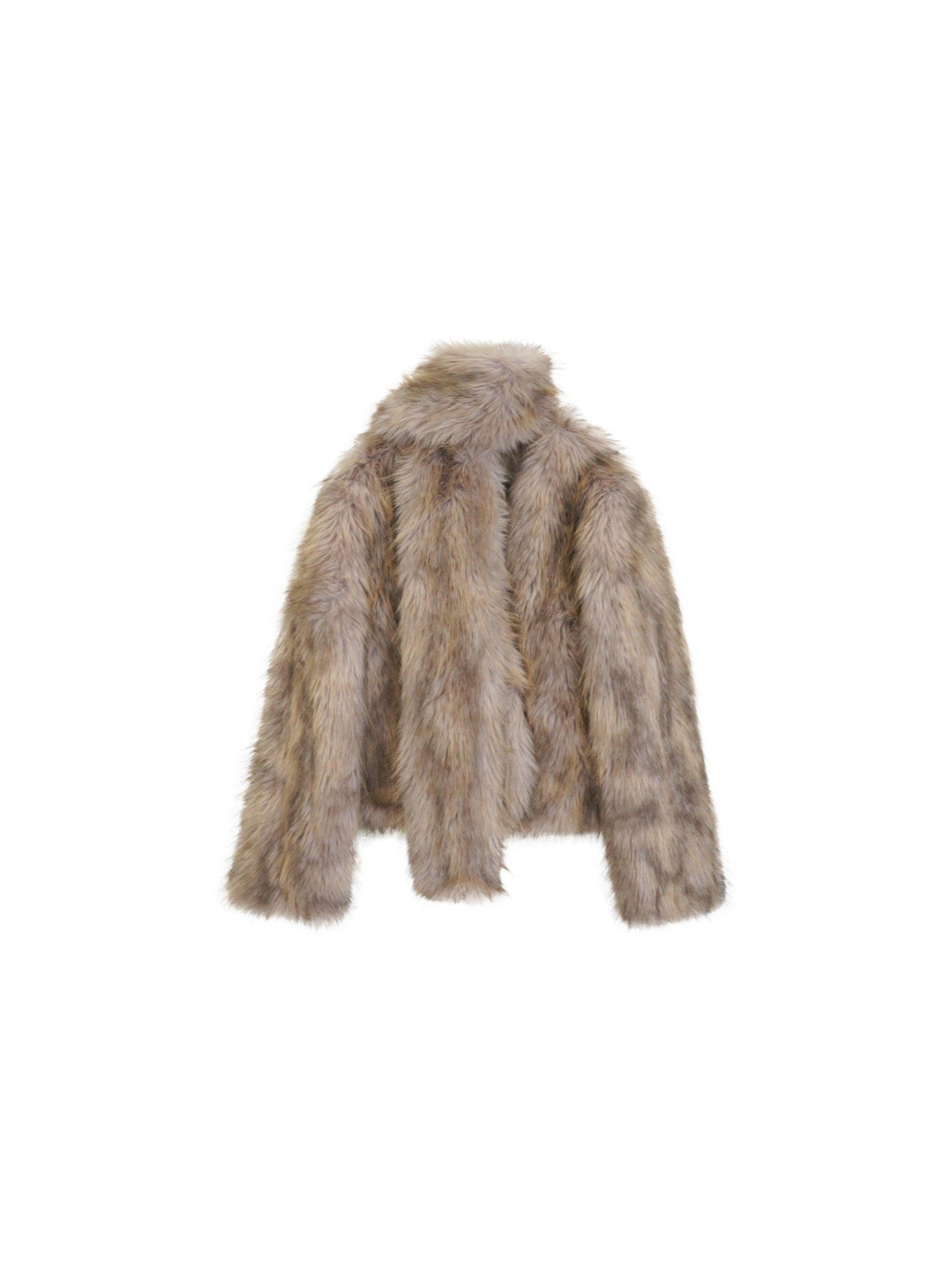 Elegant Long Eco Fur Coat – Relaxed Fit & Cozy Warmth