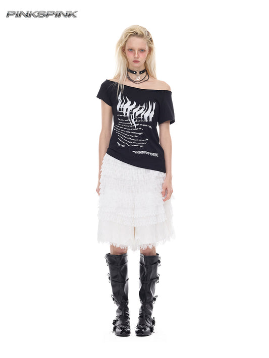 Detachable Layered Lace Punk Ballet Pants – Y2K Multi-Length Fit