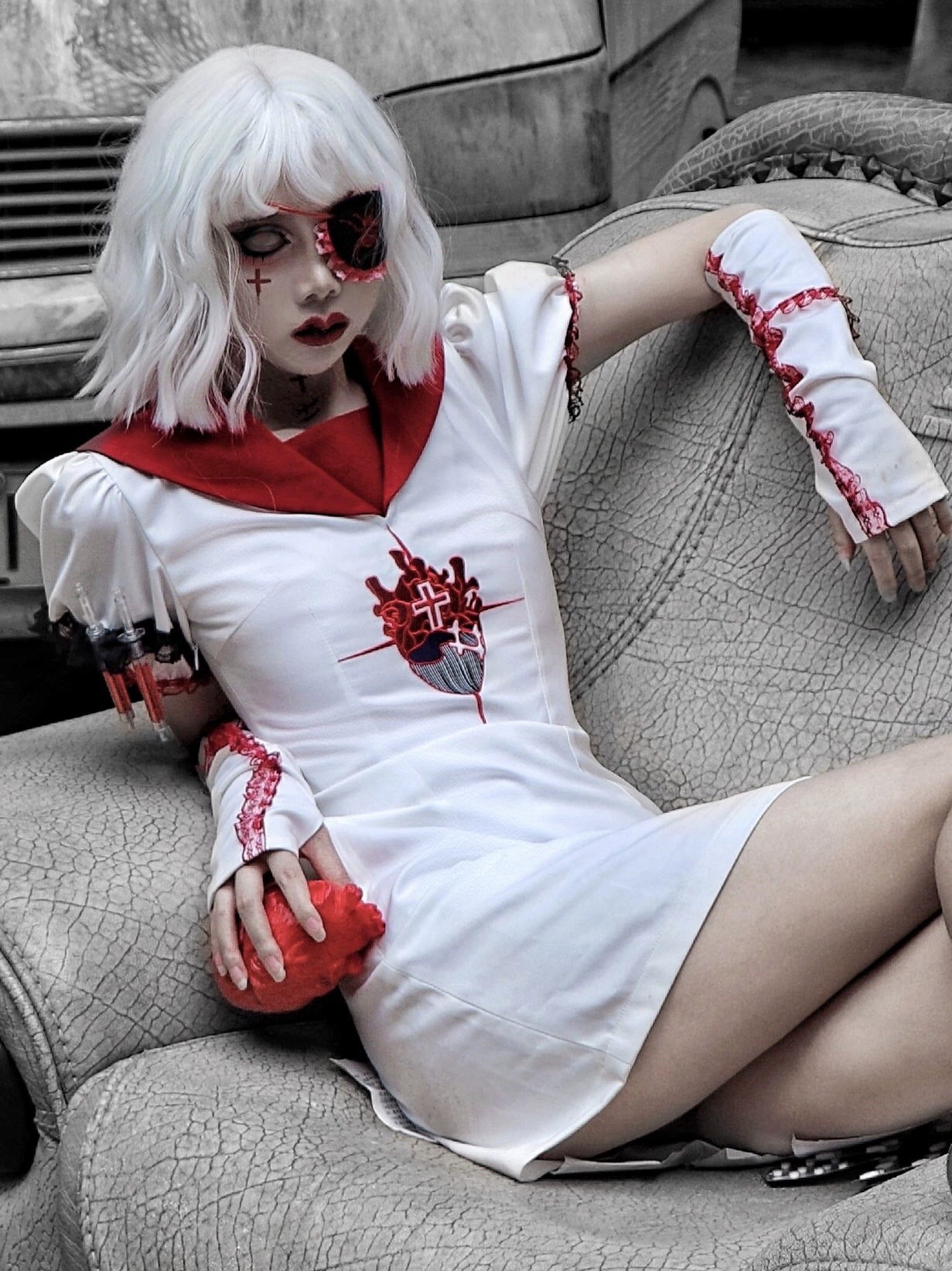 Tokyo Bloodthirsty Girl Gothic Sailor Dress