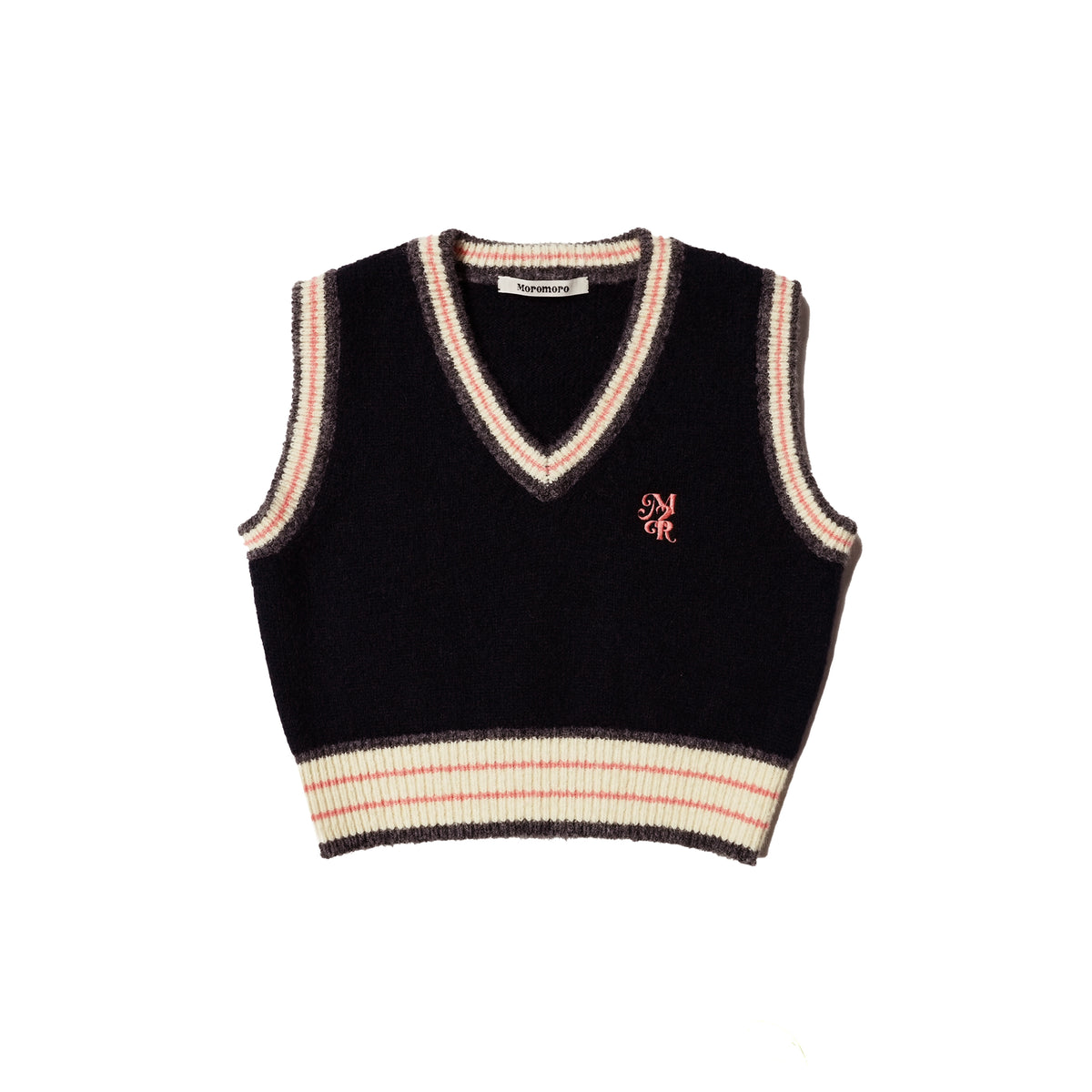 Ribbed V-Neck Knitted Tank Top