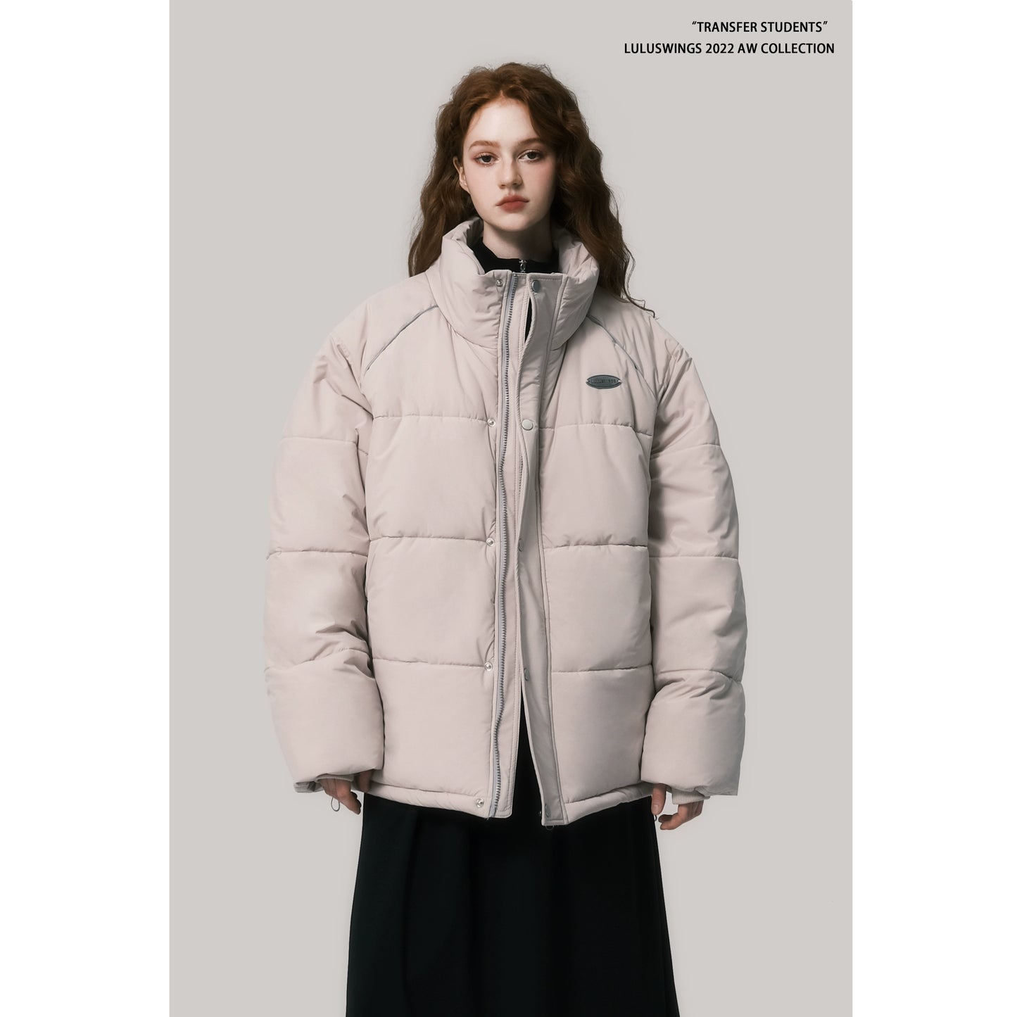 Abrigo de plumón casual - Estilo deportivo Ancho Suelto