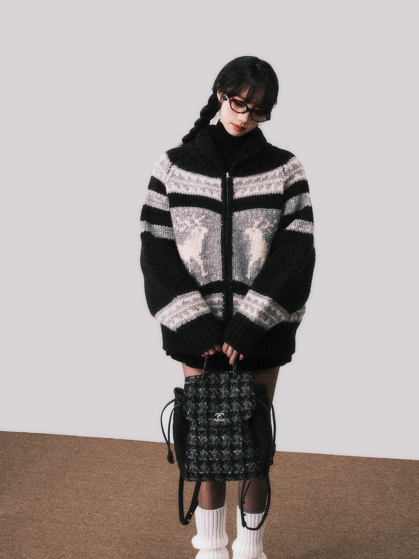 Heavy Wool Fair Isle Nordic Cardigan (Fall/Winter Edition)