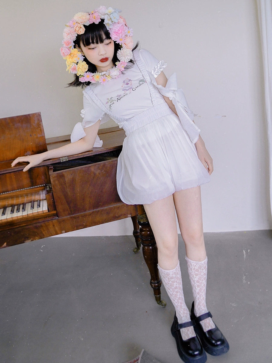 شورت القوس seersucker